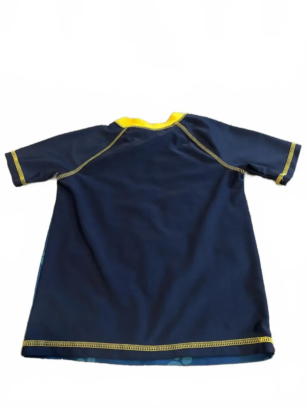 Nickelodeon Paw Patrol Kid 5T Blue Yellow Short Rash Guard